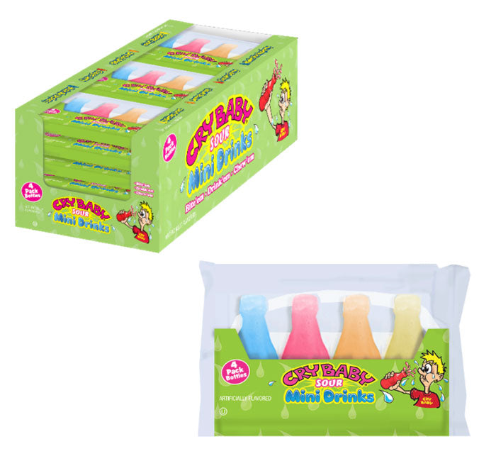 Cry Baby Sour Mini Drinks 4 Pack