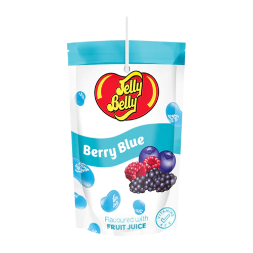 Jelly Belly Berry Blue Fruit Drink Pouch
