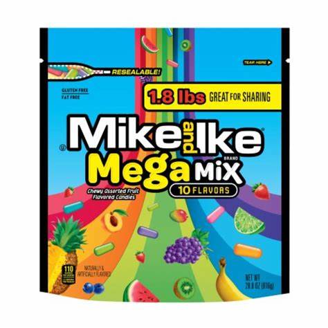 Mike and Ike Mega Mix 1.8LB Bag